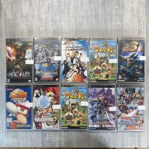 Gundam Naruto Heroes Hunter Pawapuro  BUNDLE Sony PSP Japanese Imports Tested